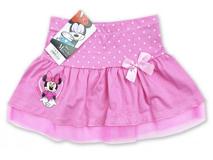 Sukýnka- Minnie Mouse, růžové