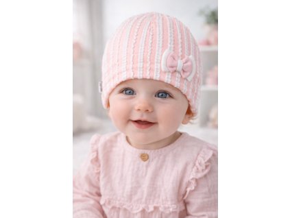 Čepice pro miminka- žirafa, 3-12m.