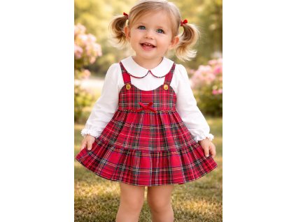 Slavnostní dívčí šaty - Sofie, červené