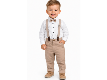4dílná elegantní sada pro miminka - Móda, hnědá