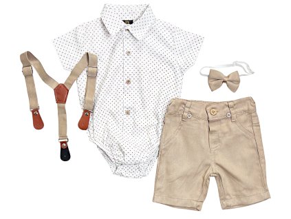 4dílný elegantní set pro děti a pro miminka- Móda