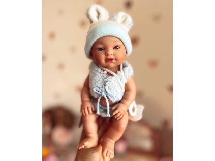 Jemně voňavá panenka- Baby Teddy, R, 22cm