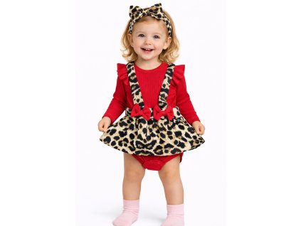 3 dílná souprava pro miminka – Leopard