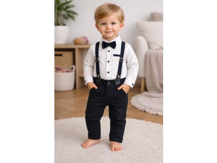 4dílný elegantní set pro děti – móda, béžový