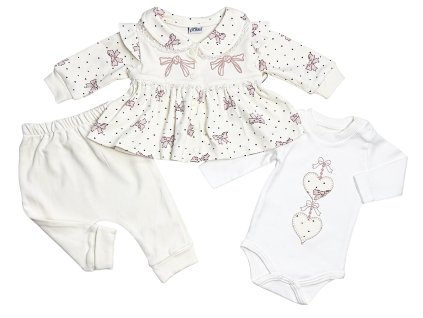 3dílný set pro miminka – Mašličky