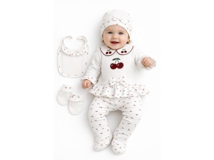 5dílná kojenecká souprava – Třešničky