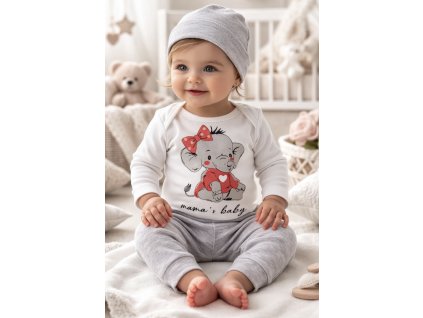 3dílná sada pro miminka – Sloník