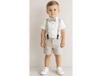 Letní elegantní 4dílná sada pro miminka – Móda