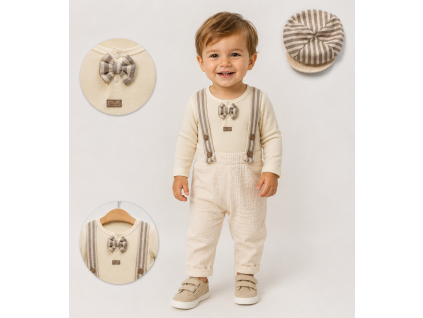 3dílný elegantní set pro miminka „Moda“