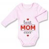 Body pro miminka- Best Mom, Lullaby, růžové