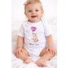 Body pro miminka, krátký rukáv- Miluji Ťe