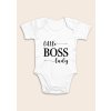 Body pro miminka, krátký rukáv- Malá šéfka