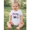 Body pro miminka- Mamina je šéfka, krátky rukáv
