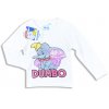 Dívčí tričko s flitry - Dumbo, bílé