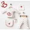 5dílná kojenecká souprava - Srdíčko