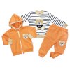 3dílná souprava pro miminka - TEDDY, oranžový