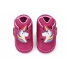 Dojčenské topánky s jednorožcom – Elegance, pink