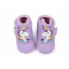 Dojčenské topánky s jednorožcom – Elegance, fialová