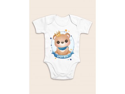 Baba body, rövid ujjú- Fiú baba