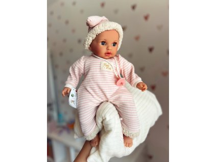 Realista spanyol baba – Sofia párnával, 40 cm