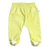 Lábfejes pamut nadrág-3D Macskával, sárga