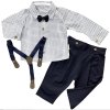 4részes elegáns fiús babaruha szett - Elegáns
