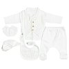 5 részes baba szett – Keresztelő, fehér