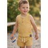 2 részes unixex nyári szett- Minimal, mustársárga