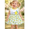 Kislány nyári ruha- Citrom