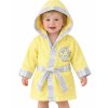 Baba és gyermek fürdőköpeny- Elefánt, sárga
