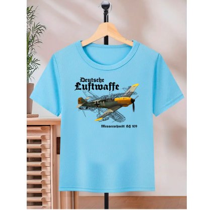 tricko chlapecke deustche luftwaffe modre