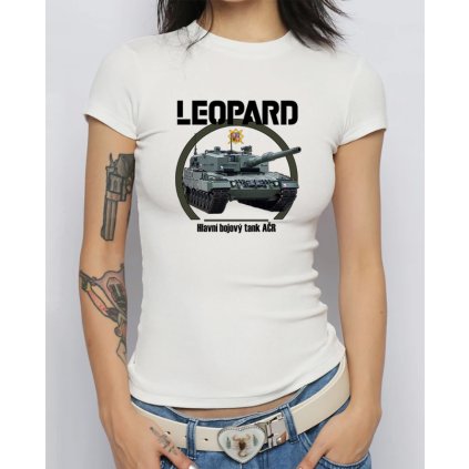 tricko damske striker bile tank leopard