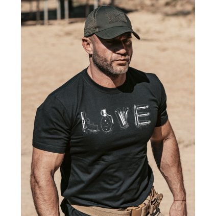 cerne triko love army