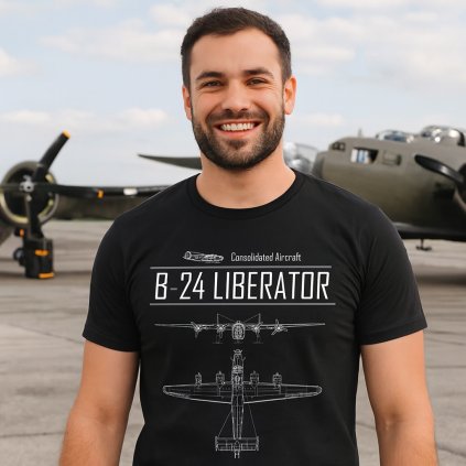tricko cerne b 24 liberator