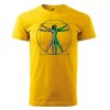 tricko vitruvian ufo zlute