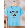 tricko chlapecke apache ah 64e modre
