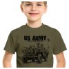 detske tricko striker olivove jeep us army