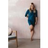Kojící šaty Milky Dress modré poseidon 3/4 rukáv (Velikost L)