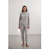 Těhotenská a kojící mikina Milk Please světle šedá (Velikost L)