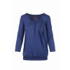 Těhotenské a kojící tričko Kangaroo tmavě modré 7/8 rukáv (Velikost L)
