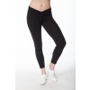 Těhotenské legíny s nízkým pasem černé (Velikost L)
