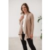 Těhotenský kardigan Mama Wrap béžový (Velikost L)