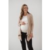 Těhotenský kardigan Mama Wrap béžový (Velikost L)