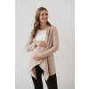Těhotenský kardigan Mama Wrap béžový (Velikost L)