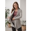 Těhotenský kardigan Mama Wrap světle šedý melange (Velikost L)