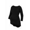 Tunika pro těhotné a kojící maminky Mommy černá (Velikost L)