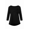 Tunika pro těhotné a kojící maminky Mommy černá (Velikost L)
