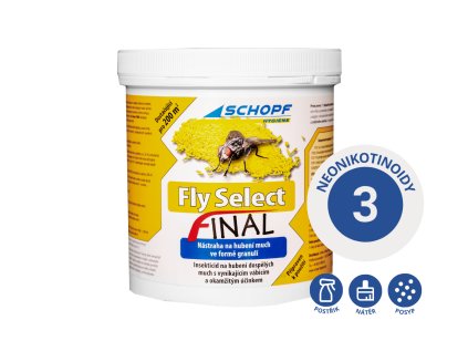Fly select final 400 g aplikace final