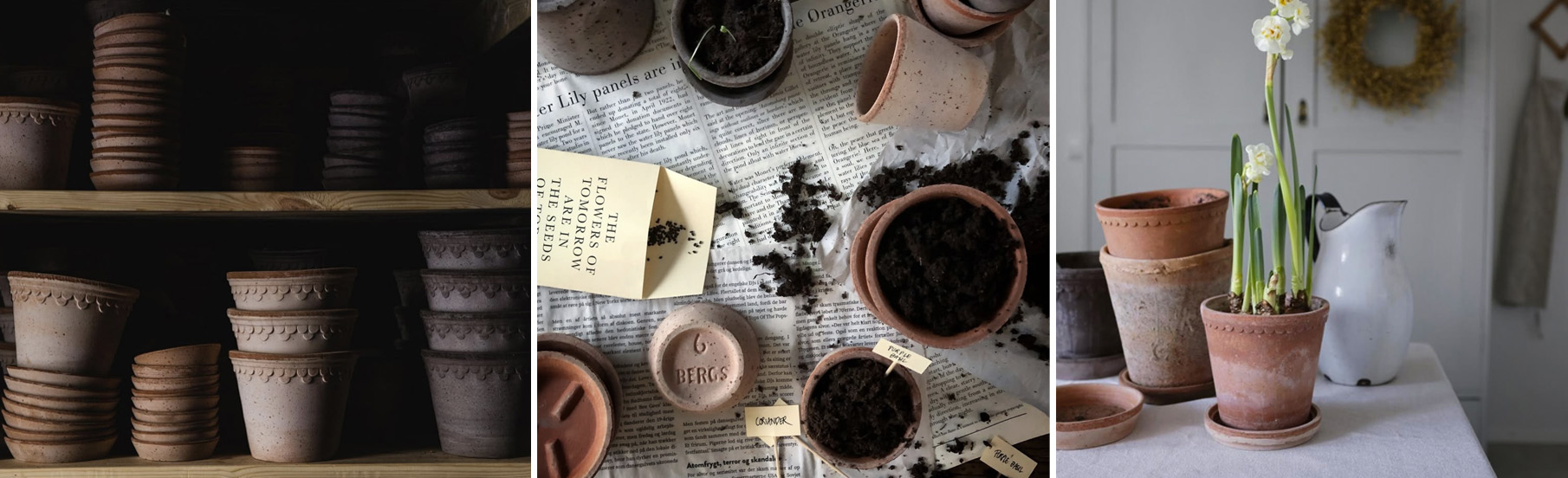 Ikonické květináče od Bergs Potter