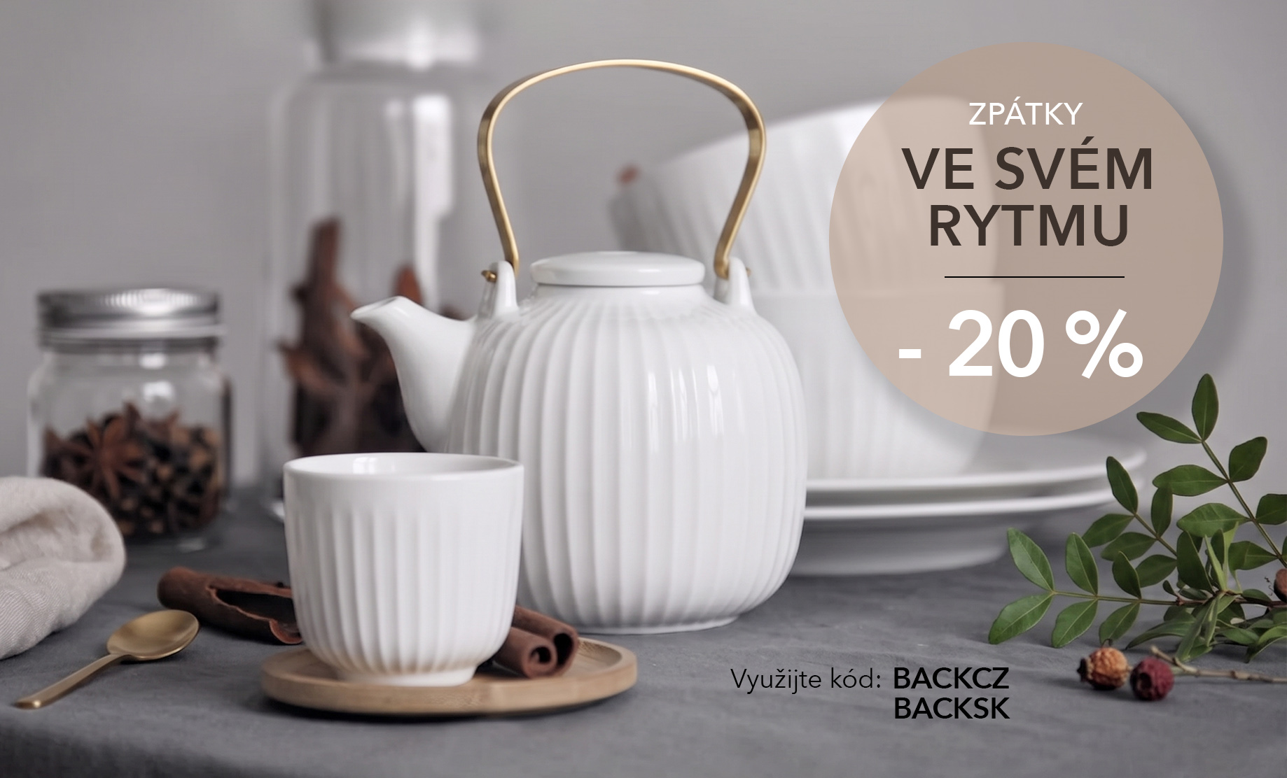 Zpátky ve svém rytmu a -20% na VŠE!